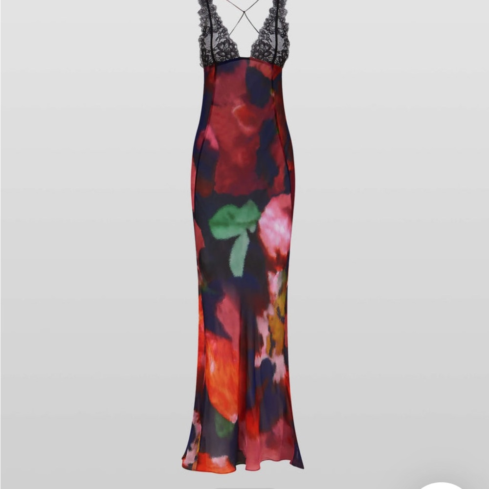 Rat & Boa Vibrant Red and Black Dress